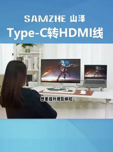 Samzhe | C to HDMI Conversion Cable Multi-Device Synchronization