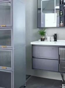 B&W | Slim Space Storage Cabinet