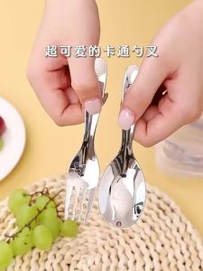 WODEBAIHUI | 316 Stainless Steel Infant Spoons Forks