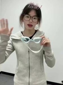 Li-Ning | High-Definition Anti-Fog Waterproof Swim Goggles for Women with Myopia and Men