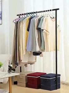 SANGMO | Floor-standing Folding Movable Clothes Rack