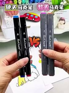 Touch mark | Soft Tip Oil Based Markers For Students Exam and Art 48/60/80 Colors