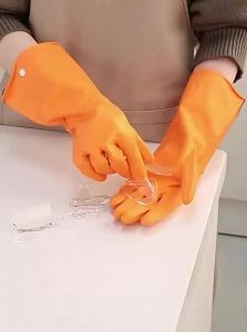 DINGQING | Durable Nitrile Dishwashing Gloves