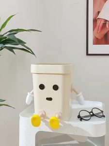 TAOCHUAN | High Aesthetics Creative Cute Kitchen Trash Can