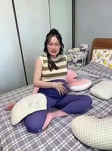 WEVOLA | Pregnancy Side Sleep Pillow Lumbar and Abdominal Support