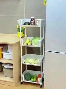 youqin | Multifunctional Kitchen Storage Rack Multi-level Mobile