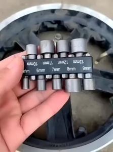 LECAN | Extended Socket Set with Hex Key and Electric Wrench for Drill