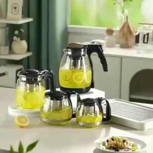 GIANXI | Tea Water Separation Large Capacity Household Tea Pot Glass