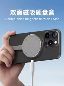 Hagibis | Magnetic Solid State Drive Case Compatible with iPhone 17 Pro/16 Max/15