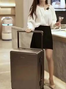 MANLVSHI | Wide Handle Durable Travel Luggage with Large Capacity and Password Lock
