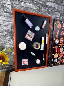Hecan | Wall-mounted Magnetic Blackboard Display Board For Teaching And Message Writing No-drilling