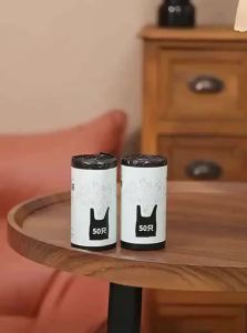 DINGQING | Large Heavy-Duty Hand-Held Trash Bags for Bathroom