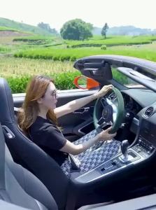 BAODI | Anti-Slip Breathable Absorbent Steering Wheel Cover D-Shaped Universal for All Seasons