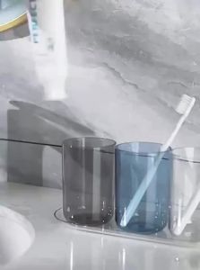 FURENJILI | Luxury Clear Oral Care Storage Cup