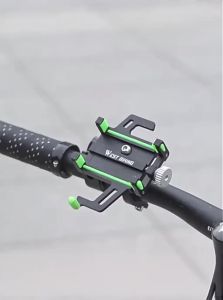 West Biking | Anti-shock Navigation Phone Mount Aluminum Alloy for Electric Bike and Motorcycle