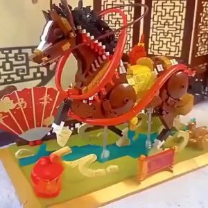 YUGAO | National Trend Micro-granule Building Blocks Assembly Toy for Year of the Horse
