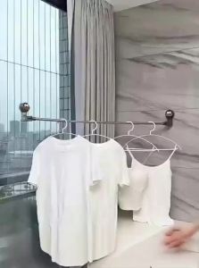 SHENYUAN | Stainless Steel Towel Rack with Suction Cup No Drilling Adjustable Towel Bar