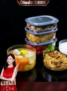 Olodo | Microwave & Freeze Safe Borosilicate Glass Food Container