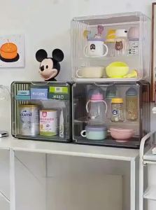 WEIAI | Baby Feeding Station with Bottle Organizer and Storage Box