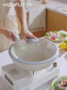 YIZHIFU | Titanium Ceramic Non-Stick Frying Pan for Gas Stove and Induction Cooktop