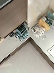 JUMEISHI | Kitchen Organizer Rack for Dishes Utensils Drainage