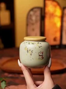 JISU | Ceramic Premium Sealed Tea Caddy