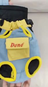 Dono | Travel Pet Backpack for Cats and Dogs with Chest and Shoulder Straps