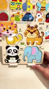 TONGMUXING | Educational Development Wooden Blocks Puzzle Toys