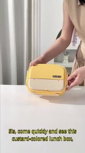 XIAOCHUSHU | Insulated Lunch Box 304 Stainless Steel Microwaveable