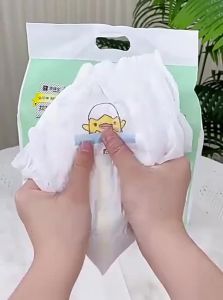 JIHU | Night Use Large Size Breathable Baby Diapers for Boys and Girls 4XL