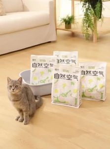 FUKUMARU | Natural Air Wood Cassava Cat Litter Mixed with Gardenia and Tofu Non-Sticky Bottom Odor-Removing
