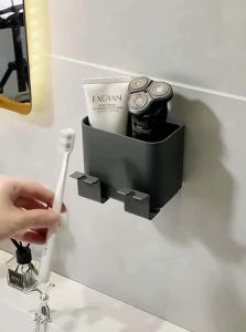 MOSHANG | Wall-mounted Toothbrush Cup Rack Suction Type