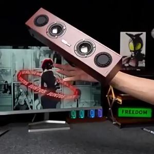 Lenovo | Wired & Bluetooth Dual Mode Wooden PC Speaker