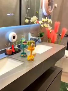 WEIAI | Childrens Cartoon Self-draining Rinse Cup
