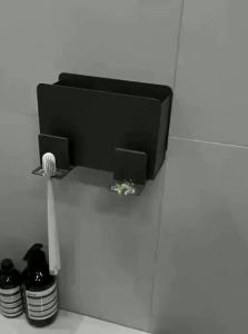 MOSHANG | Wall-mounted Drill-free Electric Toothbrush Organizer