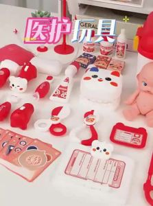Bộ Đồ Chơi Bác Sĩ với Stethoscope và Hộp Y Tế cho Bé Gái BABYSHOME