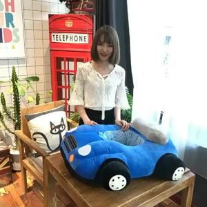 QIAOSHANG | Infant Learning Seat Car Toy 4-6 Months Baby Chair Cartoon Soothing Fabric Chair