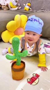 FUZAO | Talking Cactus Baby Toy 0-1 Years Dancing Singing Recording