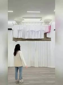 ROYALSTAR | Electric Indoor Balcony Smart Automatic Multi-function Remote Control Scissor-type Clothes Hanger