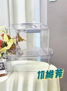 Zhifan | Desk Storage Box Transparent with Lid