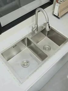 SHENYUAN | Double to Single Bowl Kitchen Sink Stainless Steel Integrated