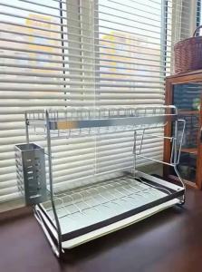 SUOBAI | Stainless Steel Dish Drainer Kitchen Organizer
