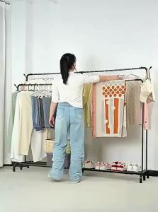 ZHUANJIAO | Simple Indoor Clothes Drying Rack Home Use