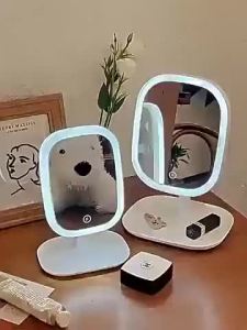 LIWAN | Ins Style LED Makeup Mirror Lighted Adjustable Portable