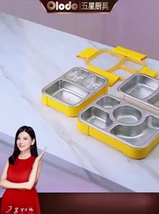 Olodo | Sealed Compartmentalized Lunch Box 304 Stainless Steel