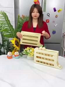 Automatic Rolling Egg Storage Box Multi-level Design