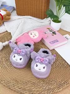 JIFANPAUL | Cute Kuromi Parent-Child Cotton Slippers