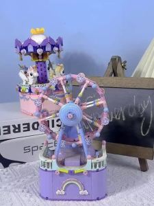 WL-CREATIVE | Educational Children Merry-Go-Round Music Box Building Toy