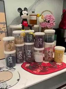 YouPin | Food Grade Transparent Plastic Storage Canister