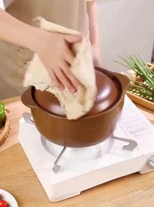 YISHOU |Traditional Unglazed Clay Pot Cooking Pot